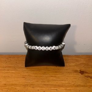 Soccer (Sports) Heishi Bracelet
